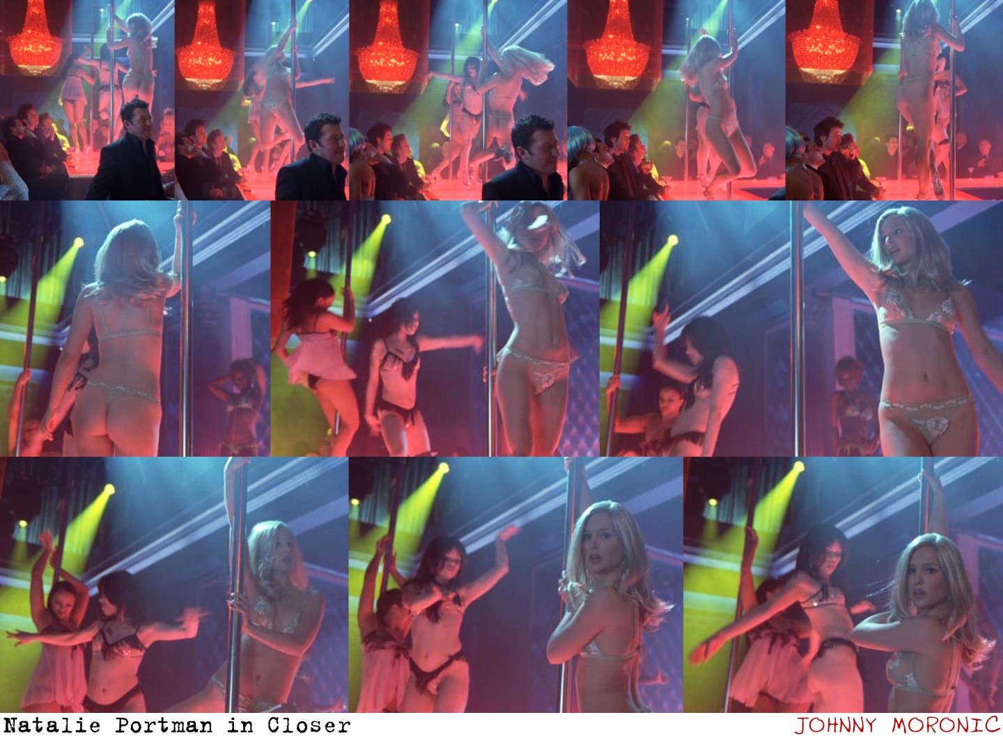 smokin-hot celeb doing the splits on the stripper's stage! jmoronic483portmannatalie186fr ... audience up until the very end of her sexy show.